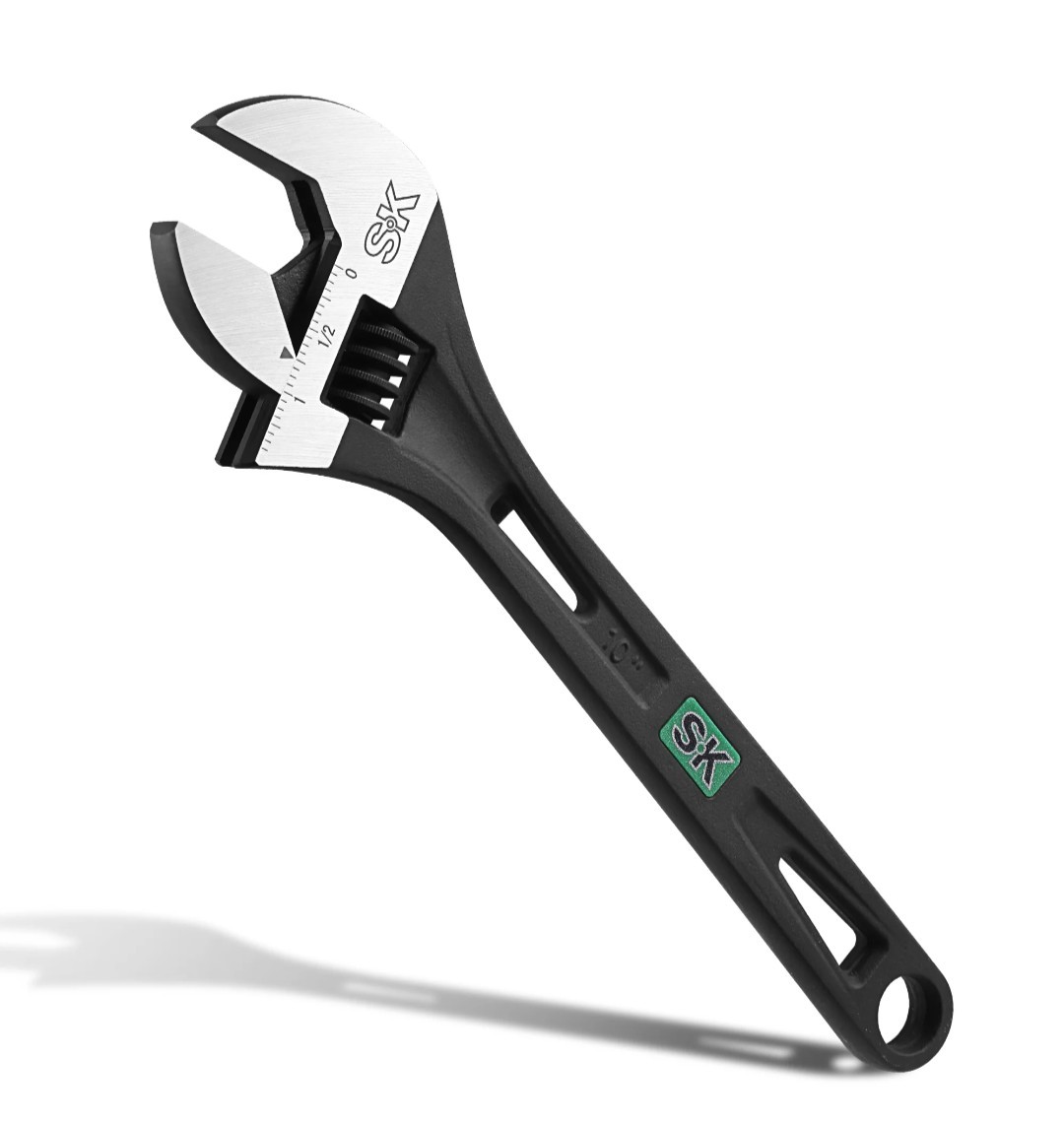 SK Professional Tools 10″ EFFICIENT Adjustable Wrench New LIFETIME WARRANTY