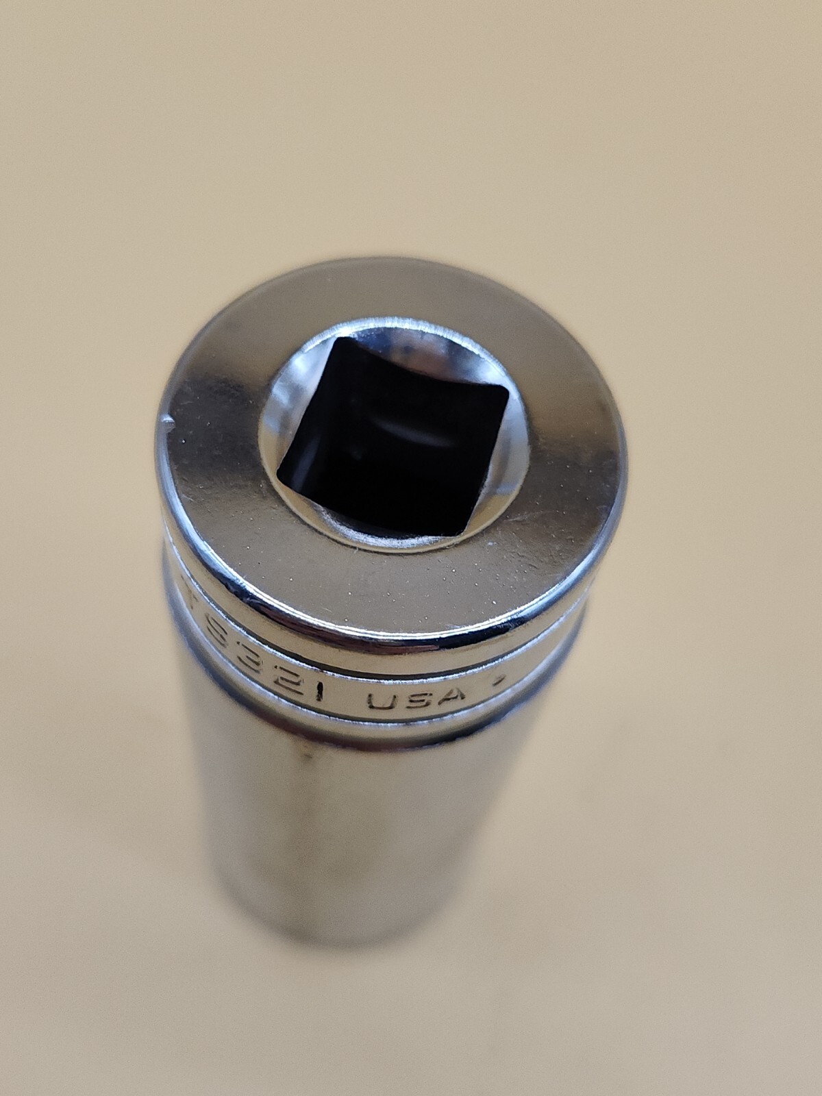 Snap-on Tools 1/2″ Drive 1″ SAE Deep 6 Point Chrome Socket TS321 USA