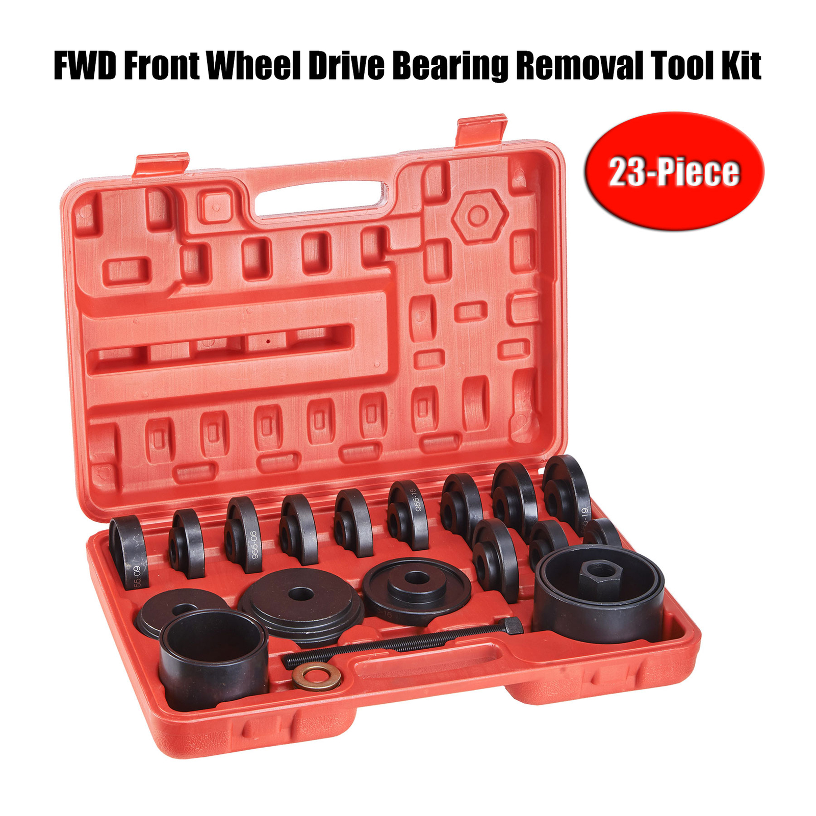 OMT 23pcs FWD Front Wheel Drive Bearing Removal Tool Set, Puller Kit