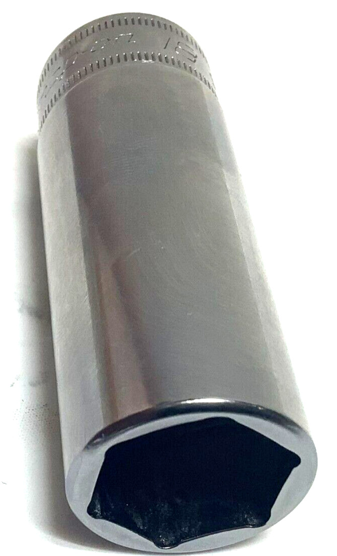 New Snap-on 3/8″ drive 18 mm 6-point Deep Socket SFSM18