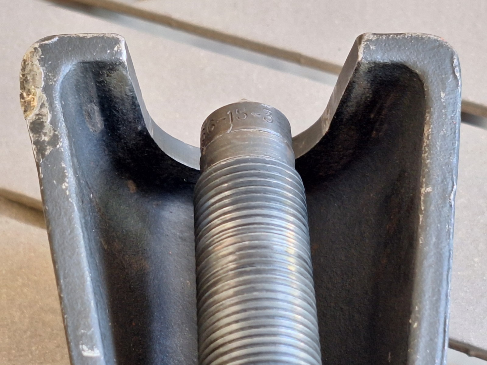 Snap On Pitman Arm Puller CJ115, CJ83-2 Pressure Screw CJ66-15-3 Centering Point