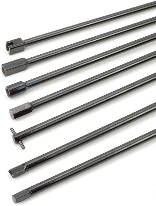 ASCOT 7-Piece Spare Tire Tool Set w/ Wall Mount & Color-Coded Tools for Trucks