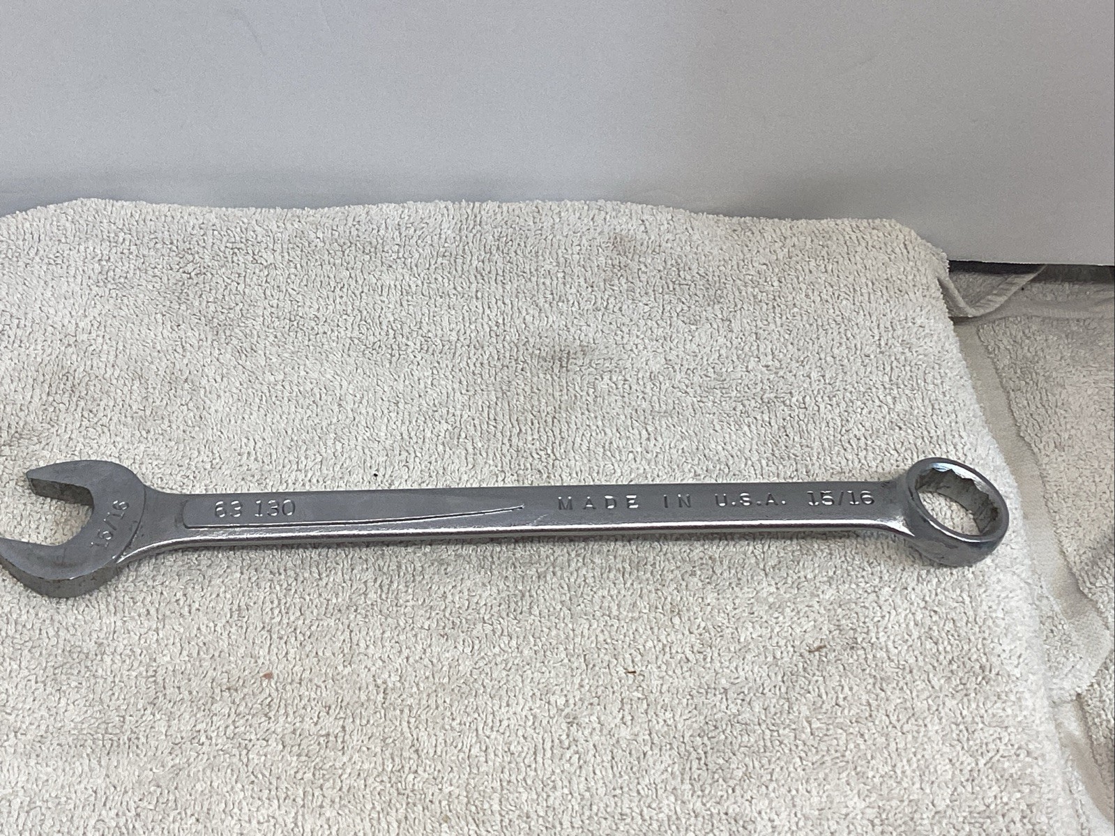EASCO TOOLS 63 130, 15/16″ SAE, 12-POINT, OPEN/BOX END COMBINATION WRENCH
