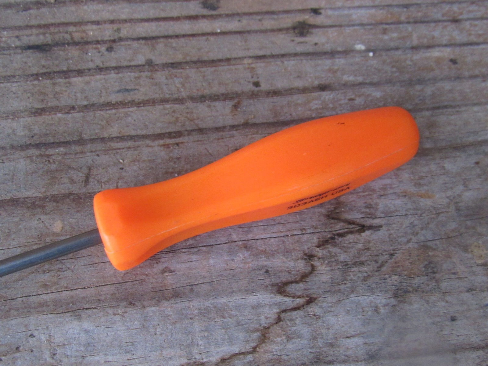 SNAP ON TOOLS SD3ASH ORANGE HARD SCREWDRIVER HANDLE MINI HOOK PICK SD3ASHO USA