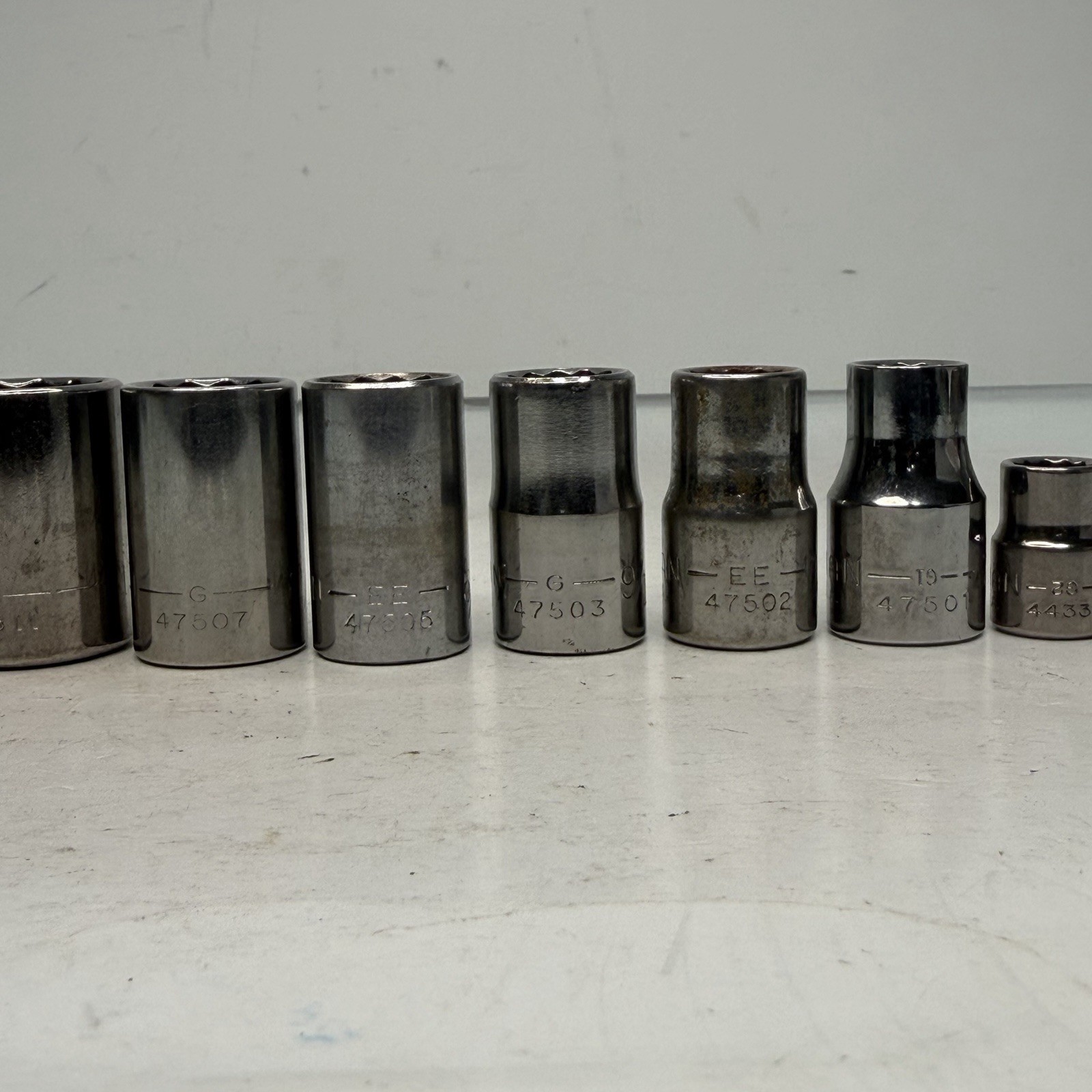 Craftsman Socket Set 11 Pc 1/2″ and 3/8″ Drive SAE 12 Point, 1″ – 1/4″ USA
