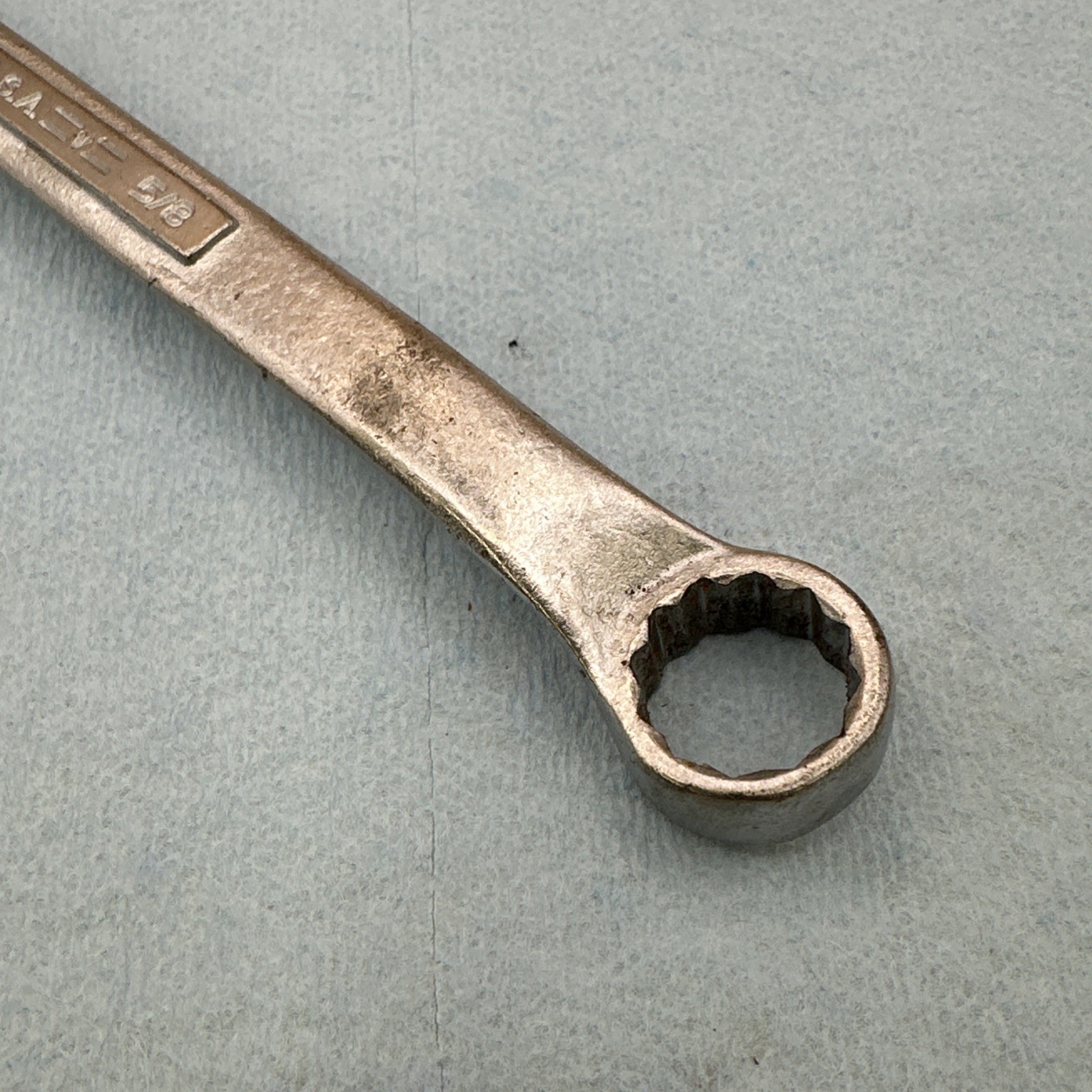 Craftsman Flying =V= 9/16″ x 5/8″ Double Box End Wrench USA Vintage