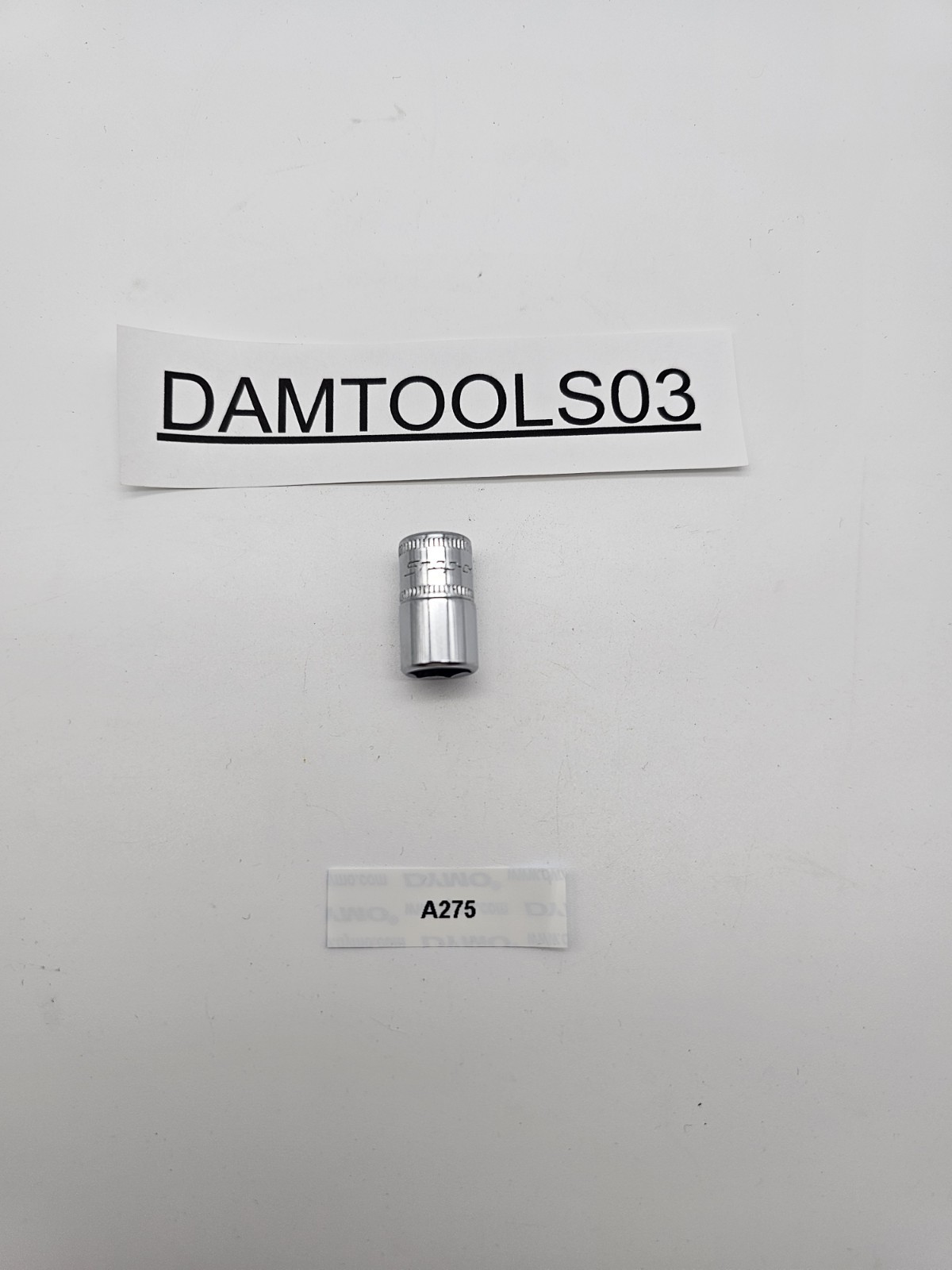 Snap-on Tools 1/4″ Dr. 9mm METRIC 6pt Shallow Chrome Socket TMM9 USA