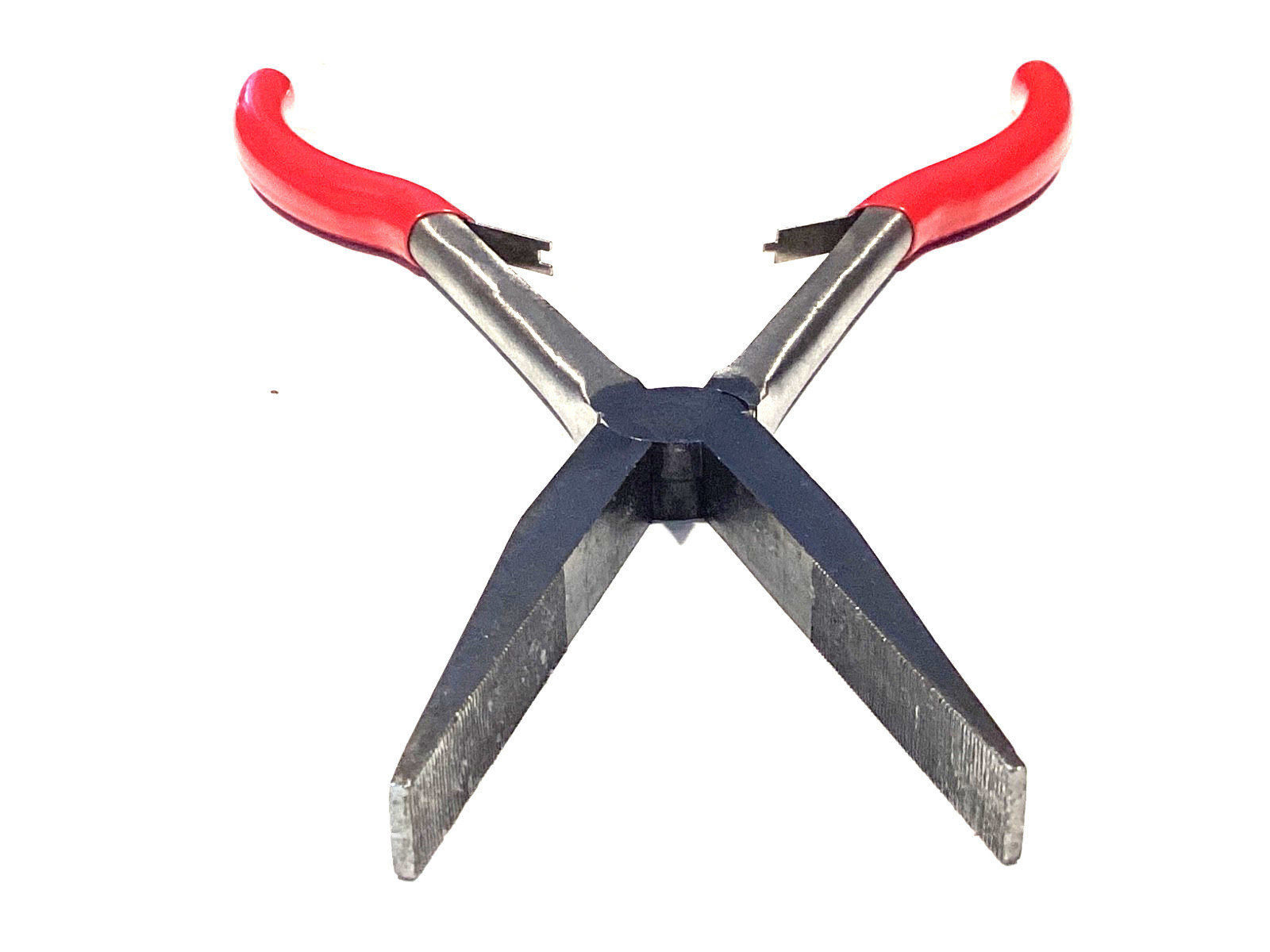 Mac Tools P11LRDBA 11” RED Long Reach Duck Bill Pliers Spring Loaded Handle NICE