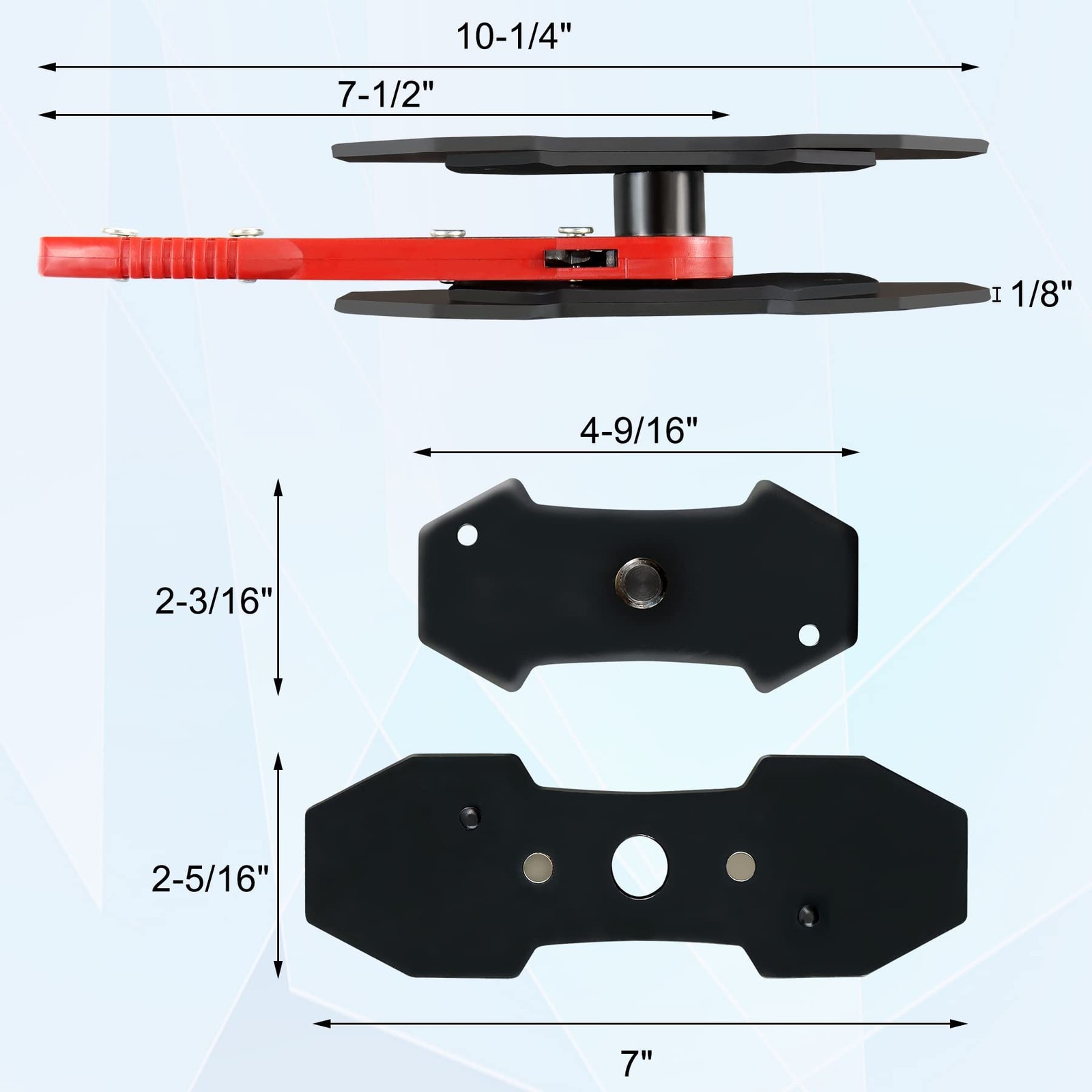 Brake Caliper Compression Tool Set, Automotive Quad Disc Pistion Ratchet Ratchet