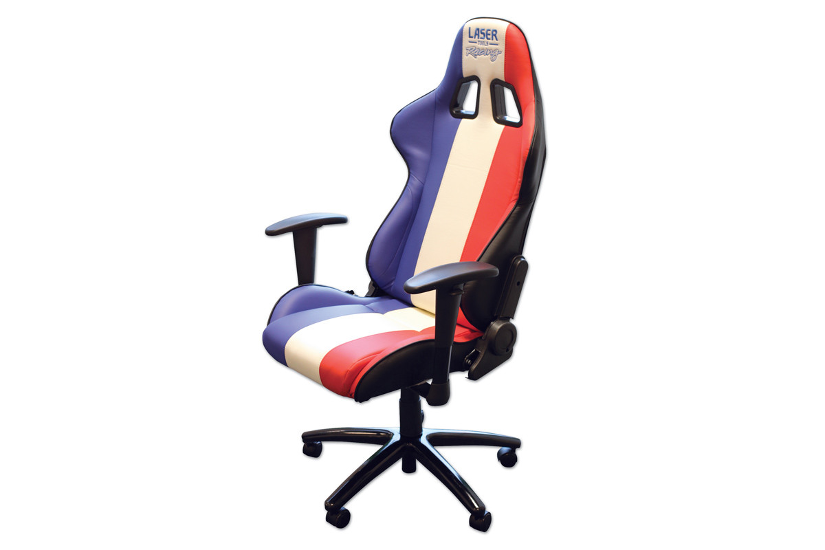 Laser 6656 Laser Tools Racing Chair Red/White/Blue