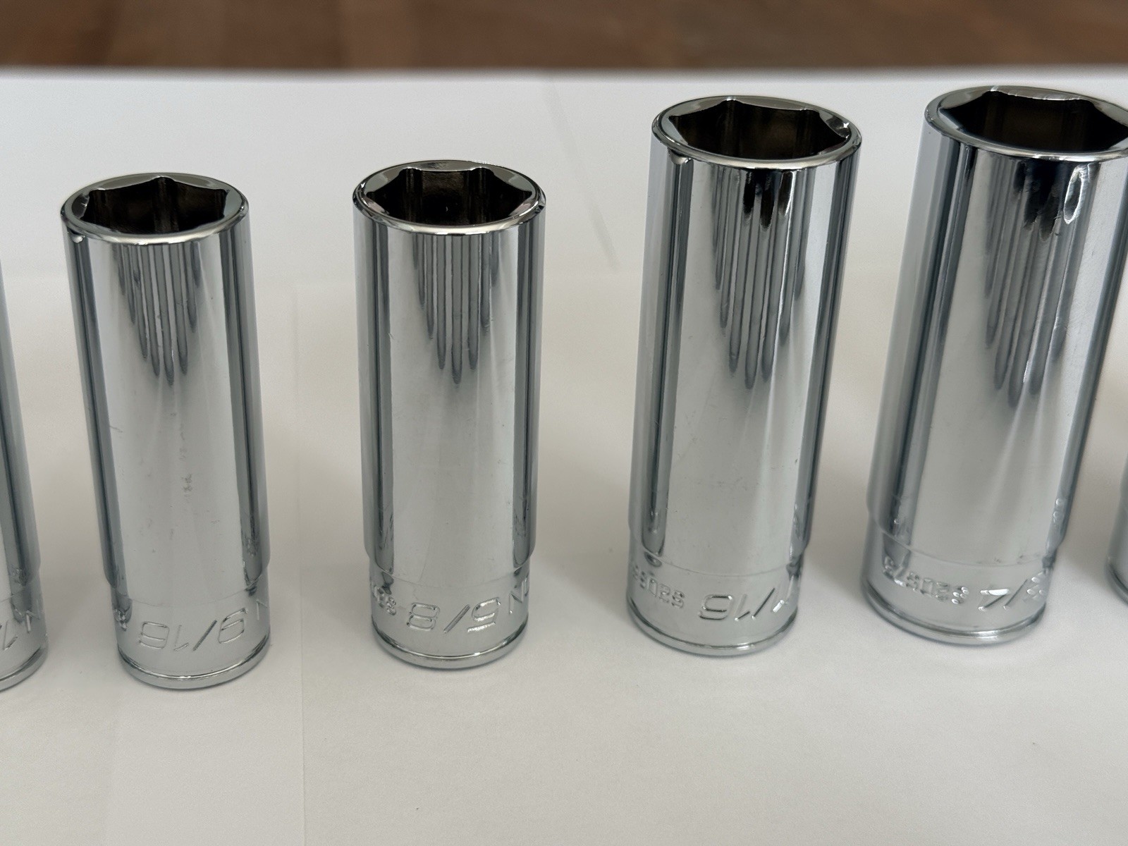 ICON Professional 3/8” Drive 6Pt SAE Shallow/Deep Socket Chrome-Choose Size SAE