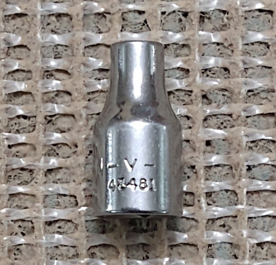 CRAFTSMAN TOOLS USA V43481, 1/4″ Drive, 5/32″ Socket, Shallow, 6 Point.