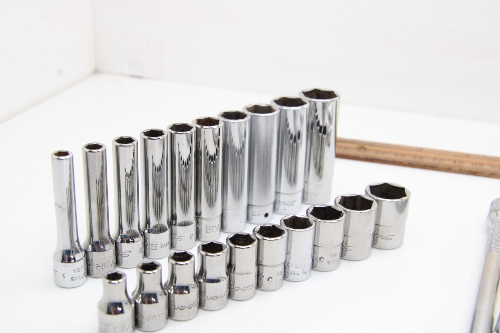 Snap-on 144TMPB 44 Piece 1/4″ Drive 6-Point Metric/ SAE General Service Set USA