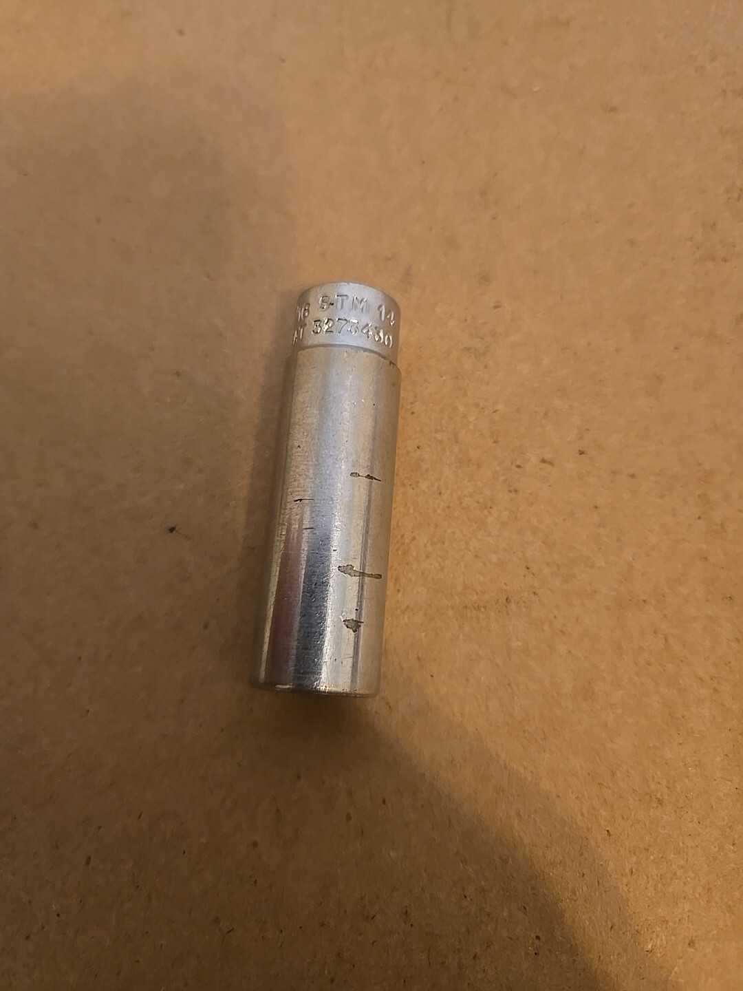 Snap On 1/4″ Drive 7/16″ 6PT Deep Chrome Socket STM14