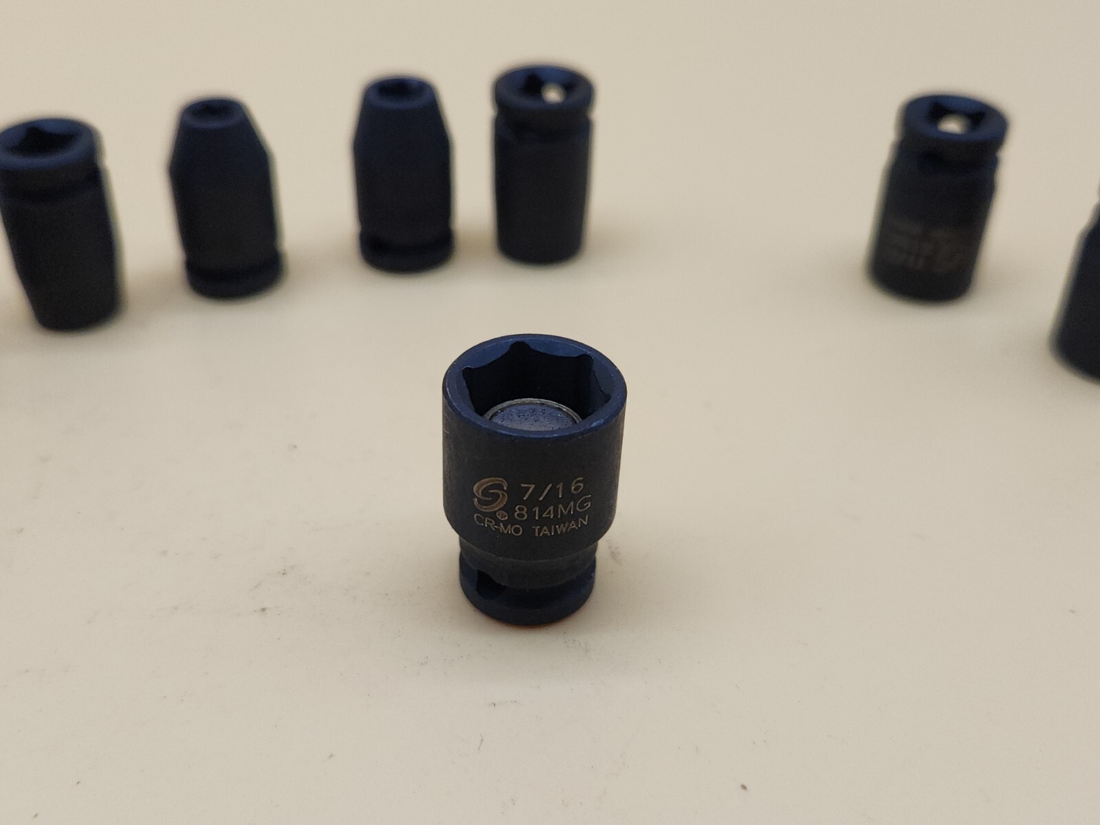 Sunex 816MG-806MG 1/4inch Drive Impact Socket SET -9ea