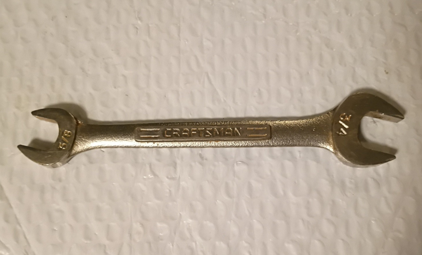 CRAFTSMAN TOOLS USA VV44582, 5/8″ x 3/4″ DBL. OPEN – END WRENCH, 7.75″ LONG.