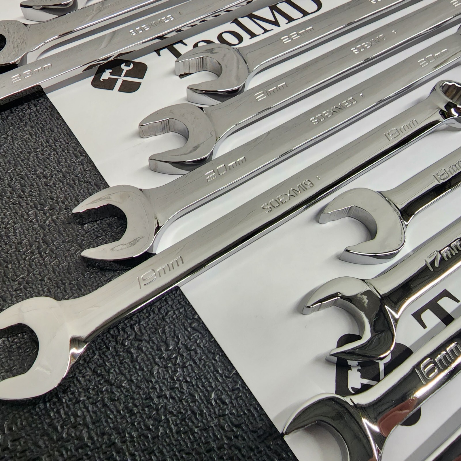 Snap-on Tools USA NEW 19pc MASTER METRIC Flank Drive Plus Combo Wrench Set