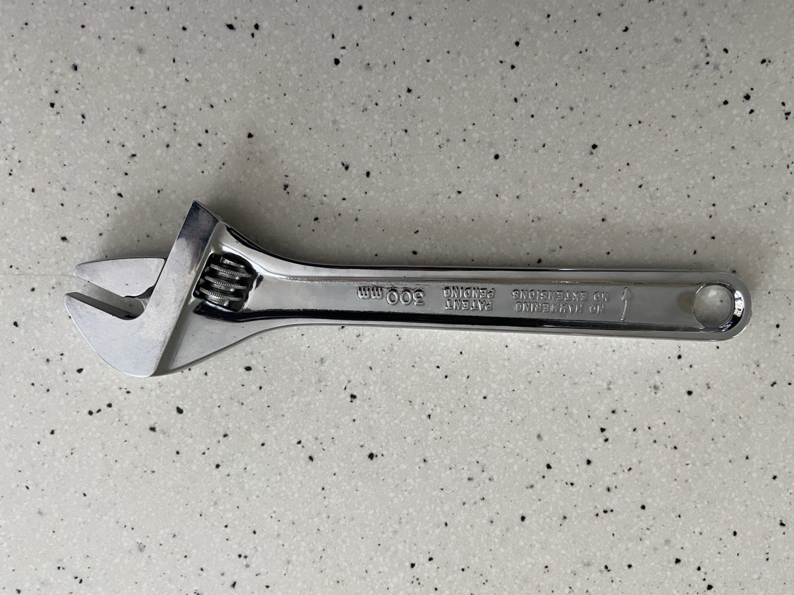 Snap On AD12 Adjustable Wrench 12” Or 300 mm Chrome Made In USA