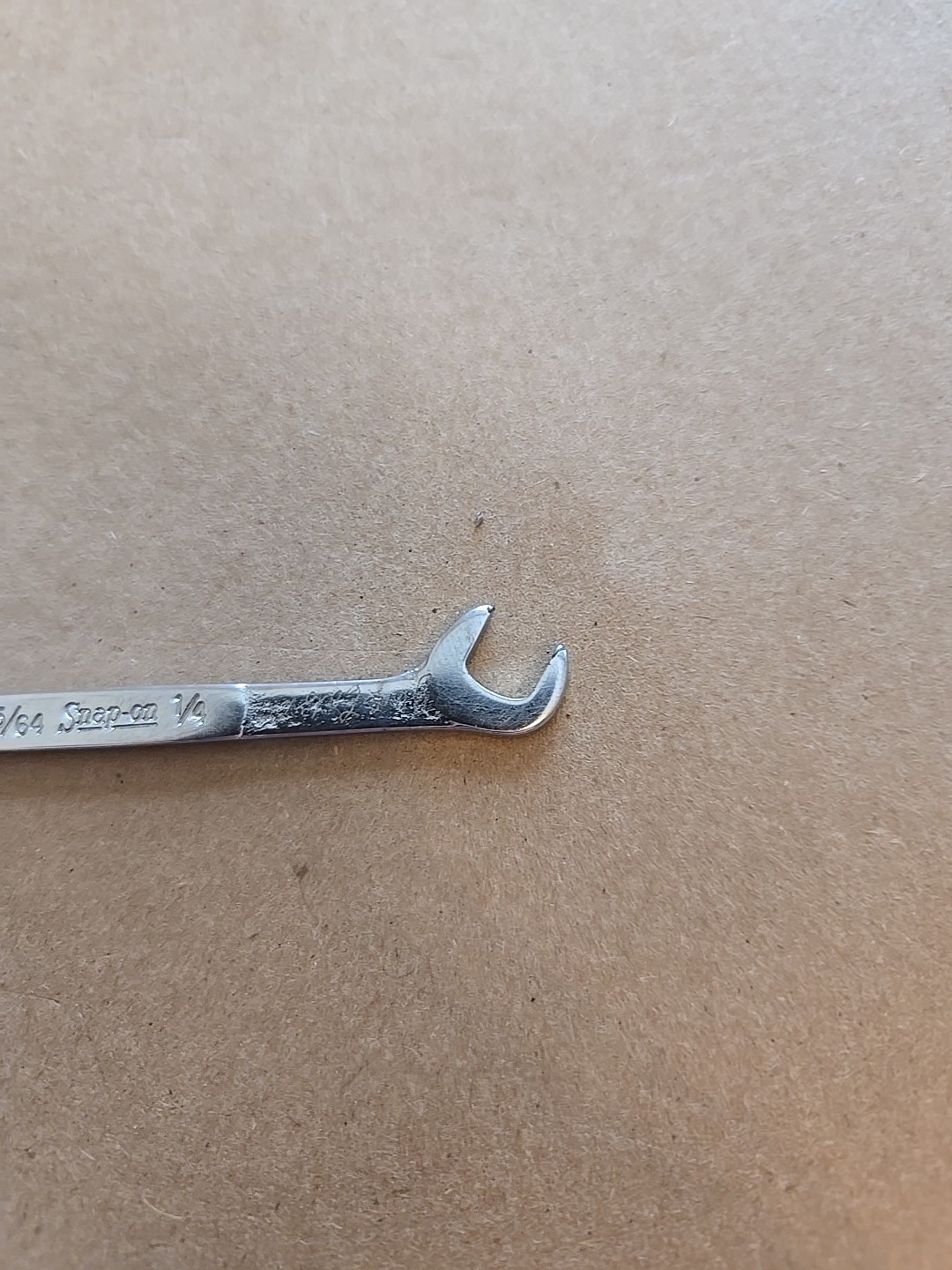Snap On 15/64″-1/4″ SAE 15°60° Offset Open End Ignition Wrench USA DS1516
