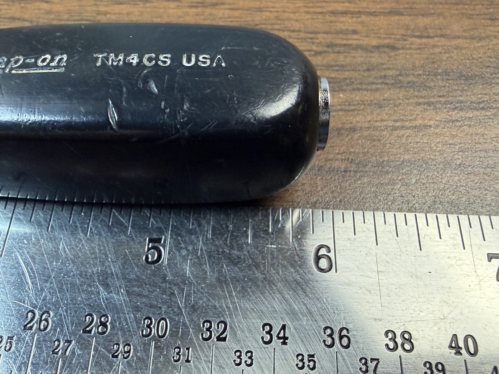 Snap-on Tools TM4CS – 1/4″ Drive 6″ Standard Shank Driver Black Handle USA