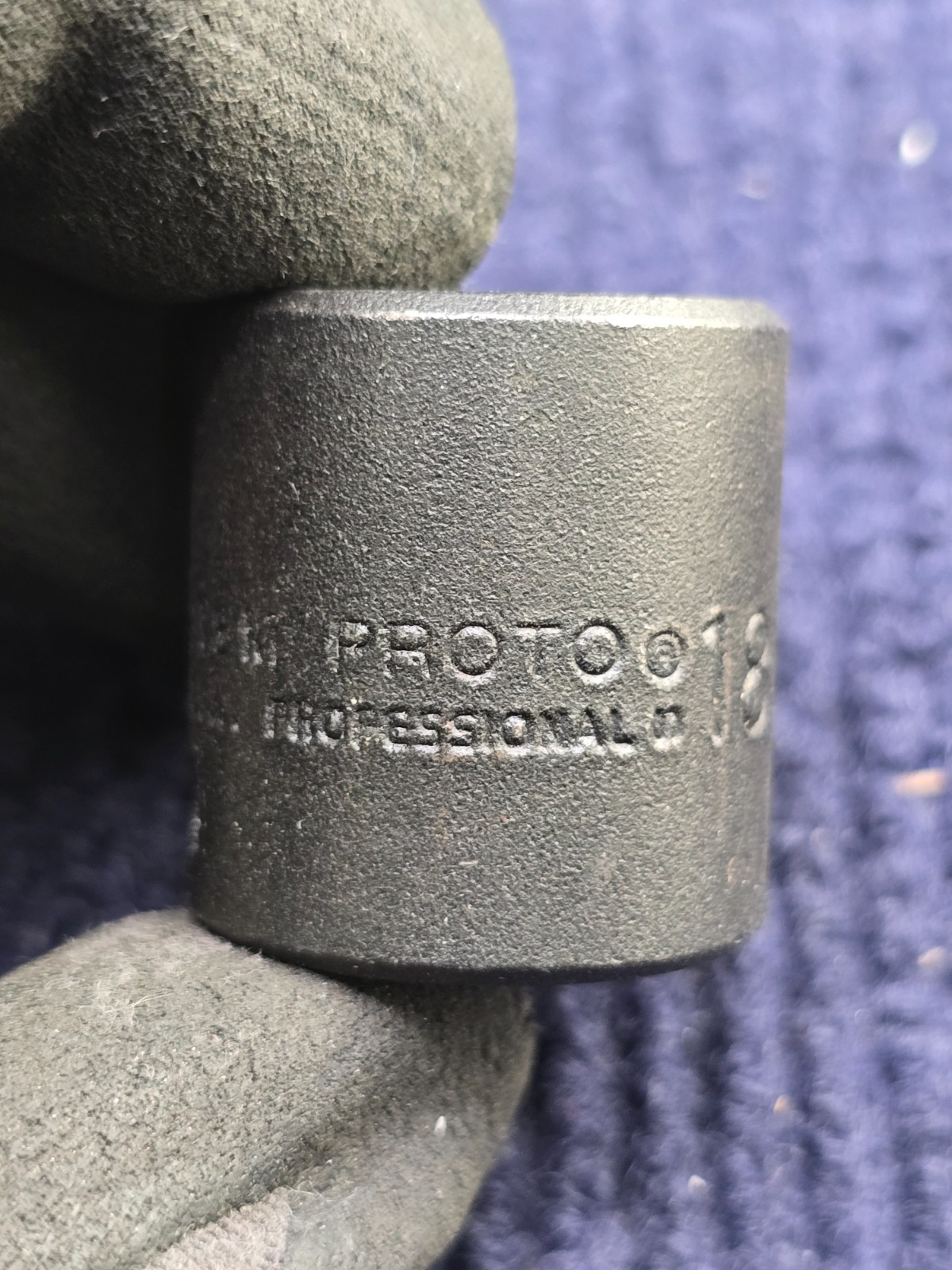 (QTY 5) Proto 7218M 3/8-inch Drive 6-Point 18mm Metric Standard Impact Sockets