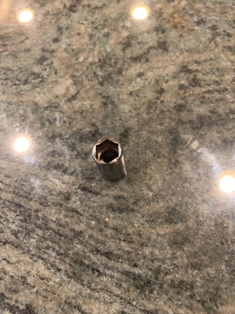 Snap-On tmm9 9mm metric 1/4″ drive shallow 6 point chrome socket