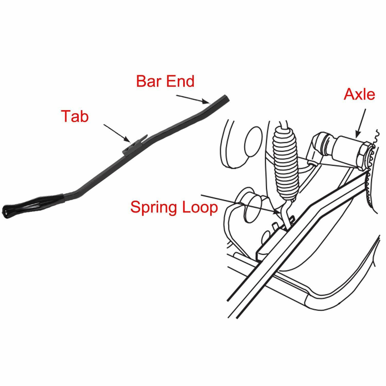☀️5081 S-Cam Air Brake Spring Tool Replace 5081 Heavy Duty Steel (Black)