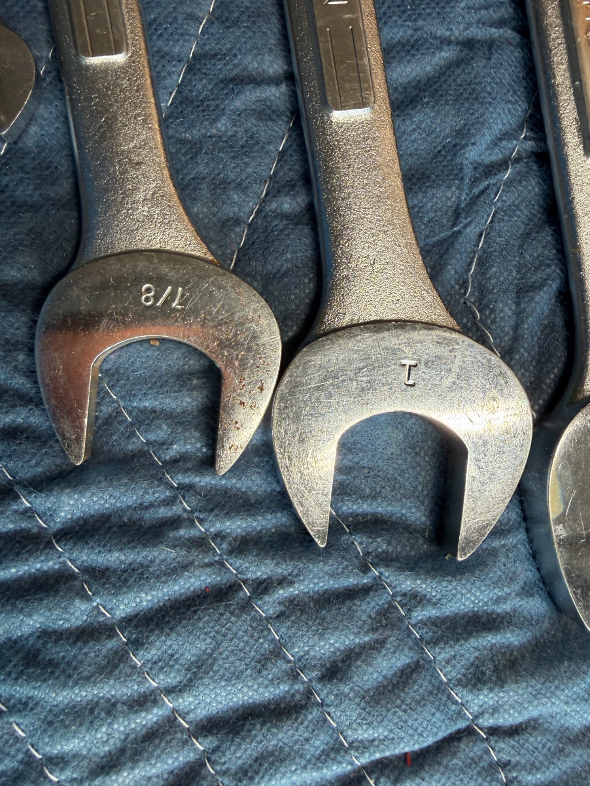 6 – Vintage Craftsman -V- And VV Double Open End Wrenches SAE See pictures