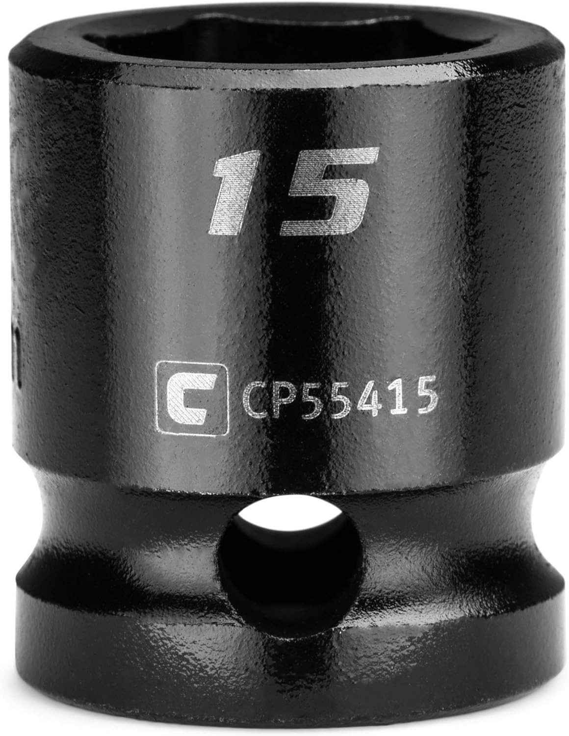15 mm Stubby Impact Socket – 1/2 in. Drive 6-Point, Chrome Molybdenum Steel