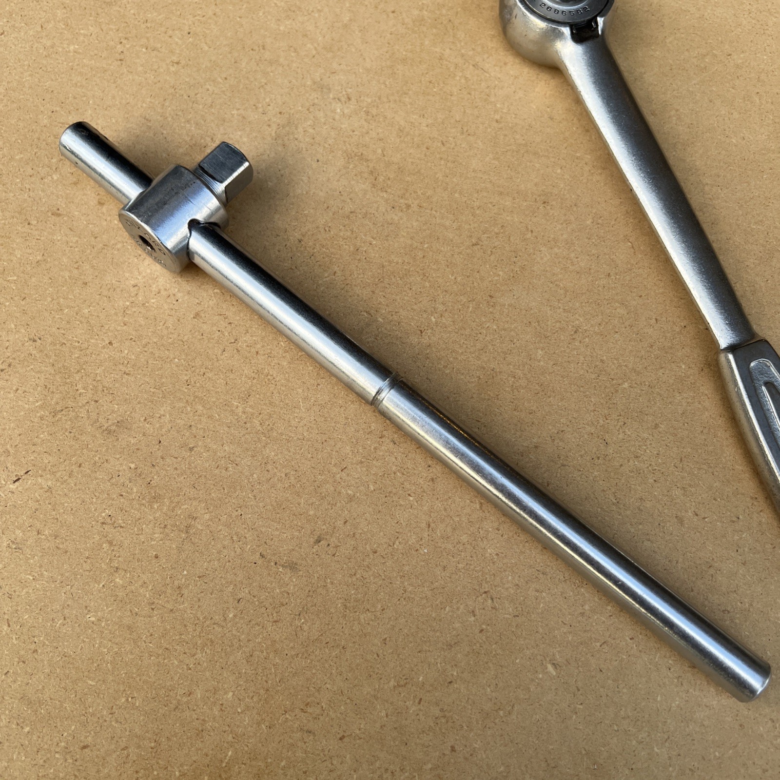 Wizard Tools Ratchet H2833 & T Handle Breaker Bar HR2830 -1/2″ Drive Made in USA