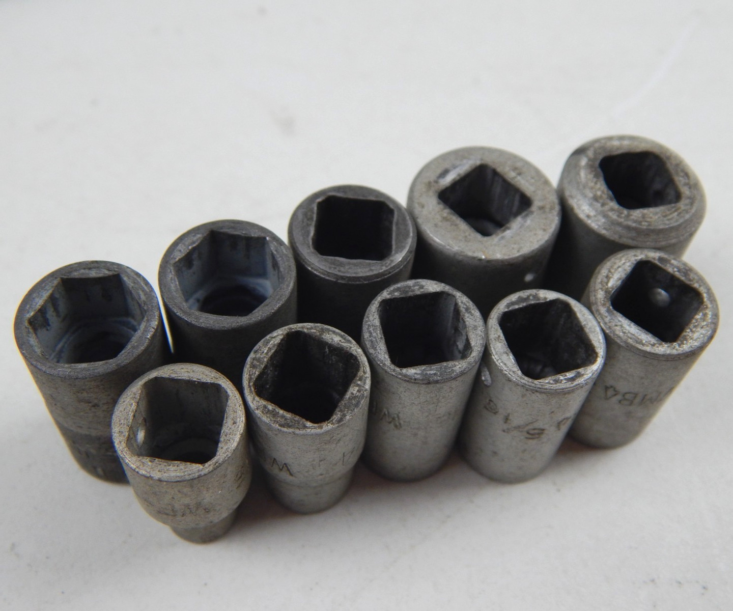 Vintage PLVMB Plomb Proto 1/4″ Drive SAE WWII Socket Set – Some Snap On SK Case