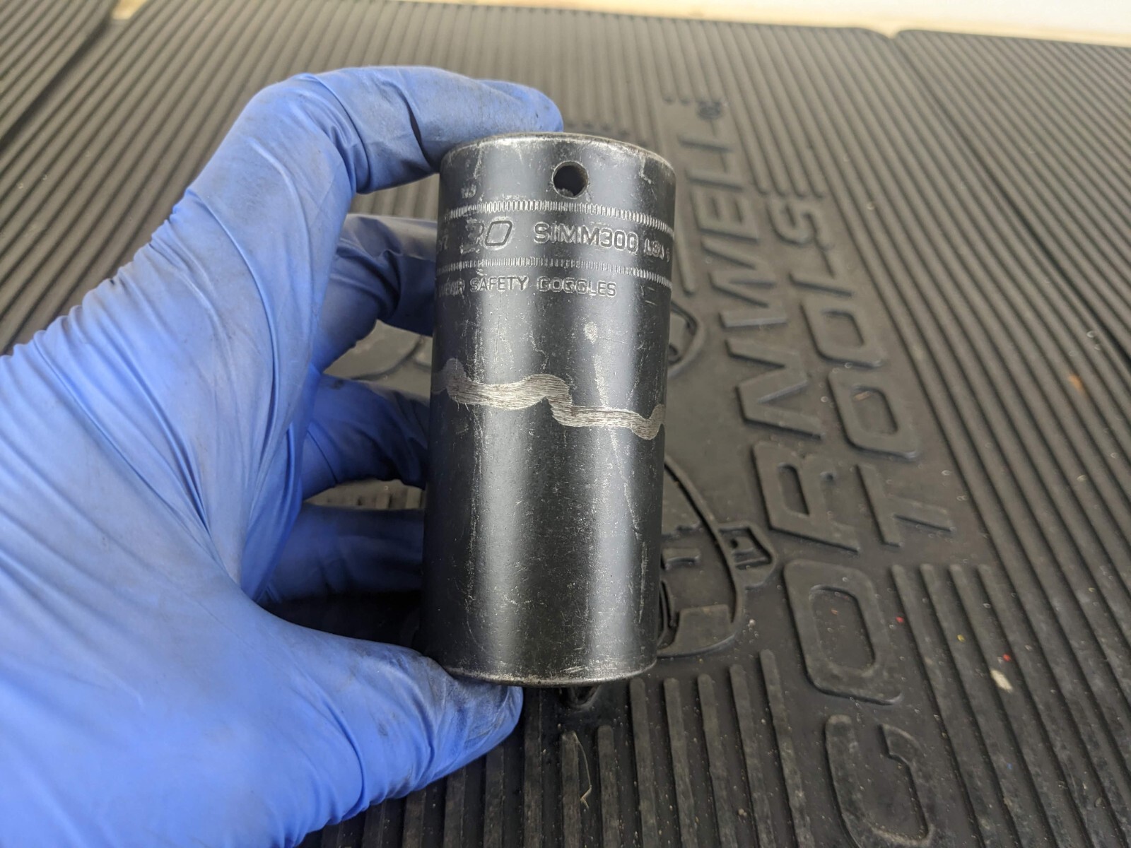 #aw108 SNAP ON SIMM300 30MM 1/2″ DRIVE METRIC 6 POINT DEEP IMPACT SOCKET USA