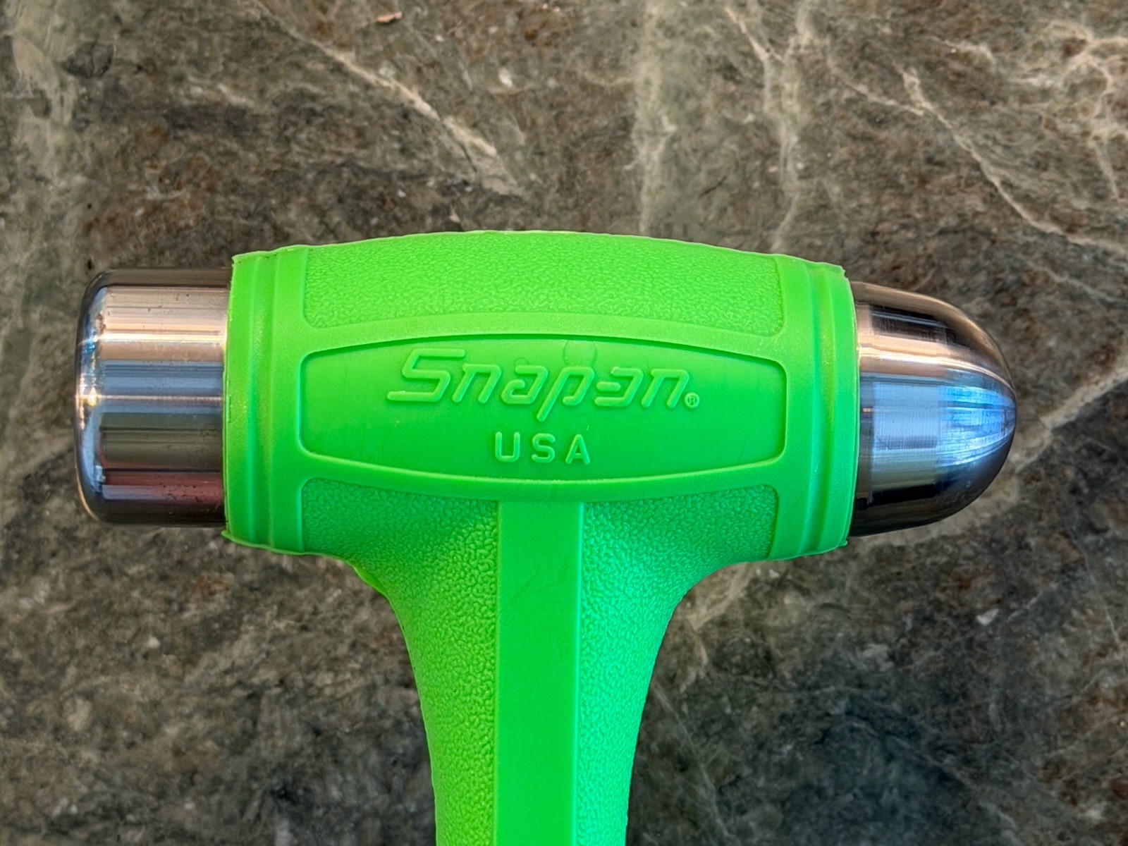 NEW Snap-on Tools GREEN 16oz Soft Grip Dead Blow Ball Peen Hammer HBBD16 HBBD16G