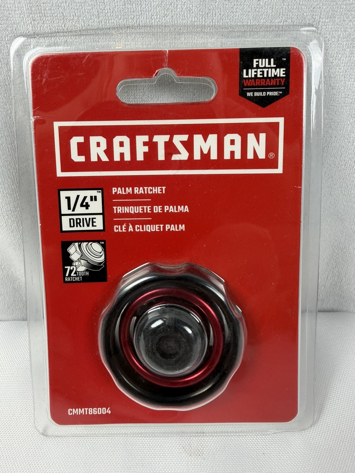 Authentic CRAFTSMAN 1/4 Inch Drive Palm Ratchet CMMT86004 **NEW**