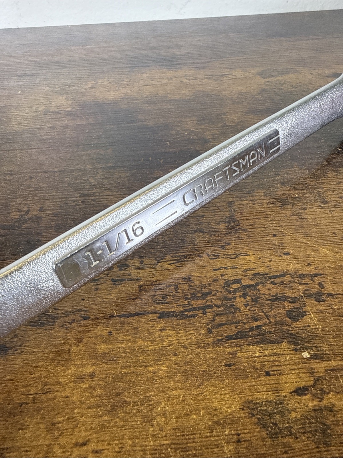 Craftsman V‑44706 1‑1/16″ SAE Combination Wrench 12‑Point USA Vintage Engraved