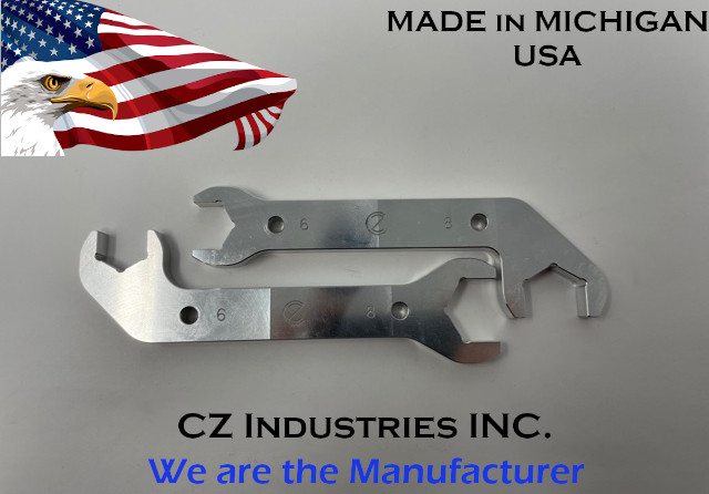 AN Combination Alum Wrench Set 8 Dbl Side , AN3/AN4/AN6/AN8/AN10/AN12/AN16/AN20