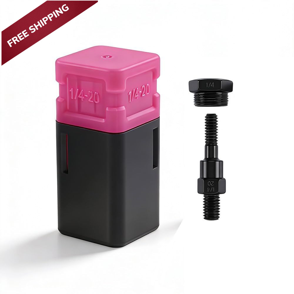 ZIOJOVK 1/4-20 Rivet Nut Tool Tip, Replacement Mandrel 1/4″, Pink