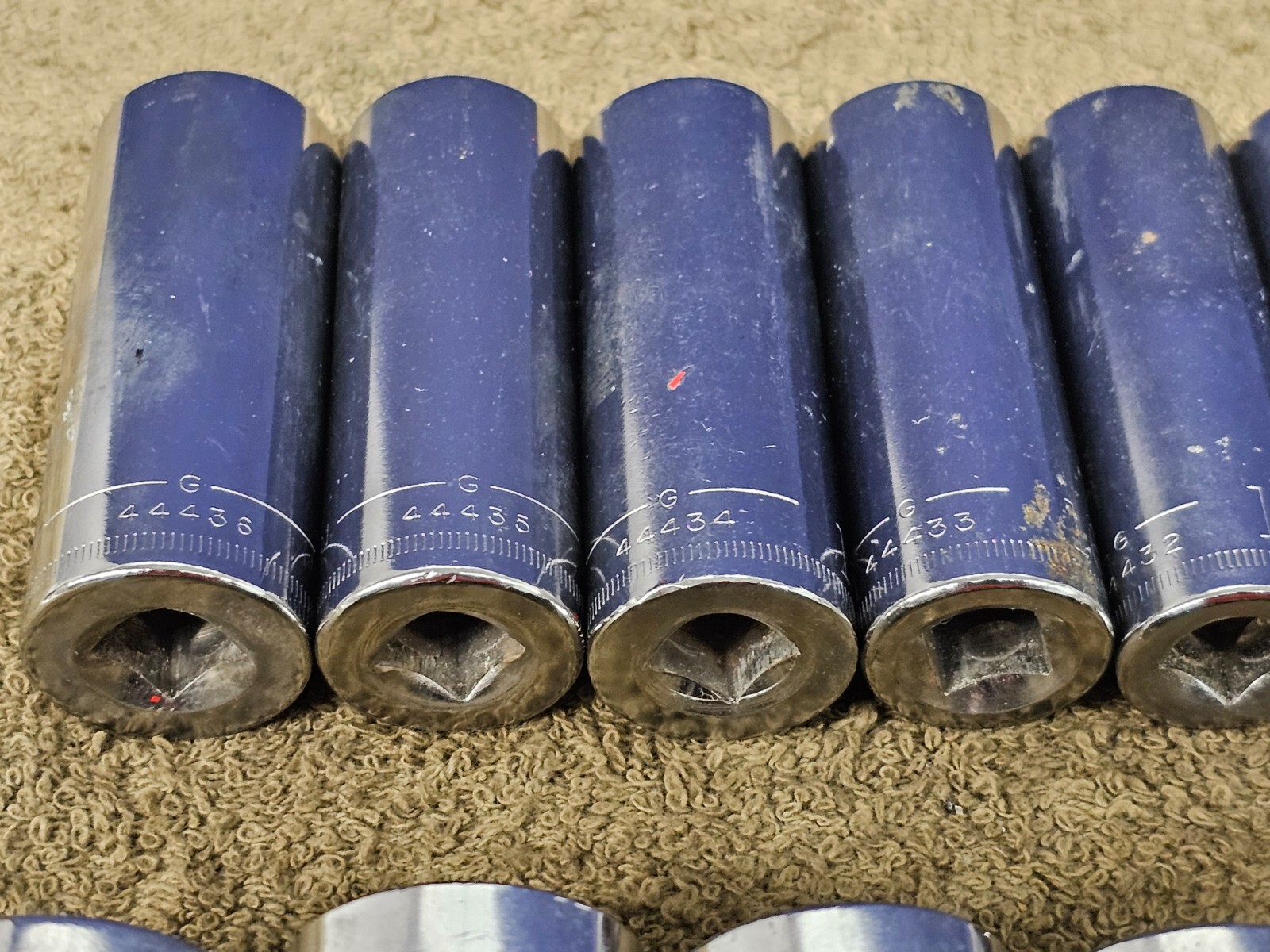 Craftsman G Deep Well Socket Set 3/8 Drive 6Pt Metric 19 18 17 15 14 12 10mm USA