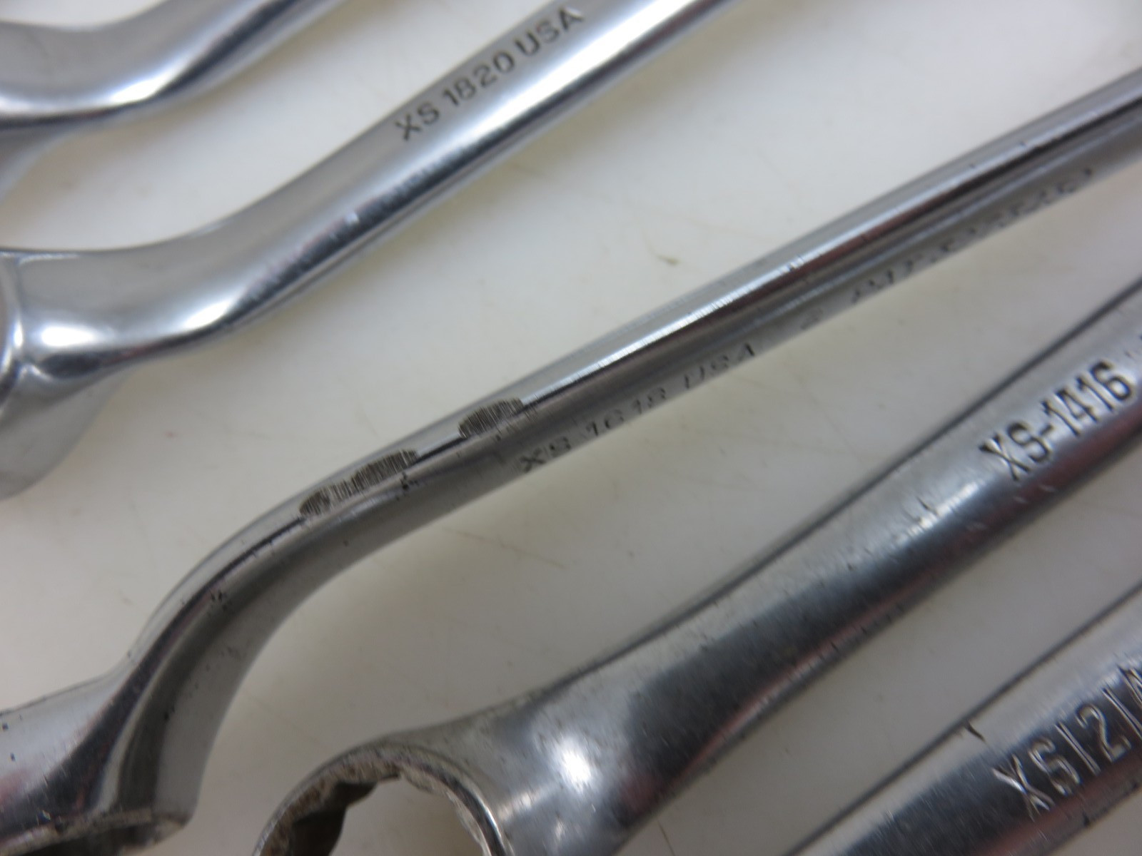 Snap-On XS Series SHORT 10° Offset Box End Wrench 8pc Set 3/16″-13/16″ 12pt