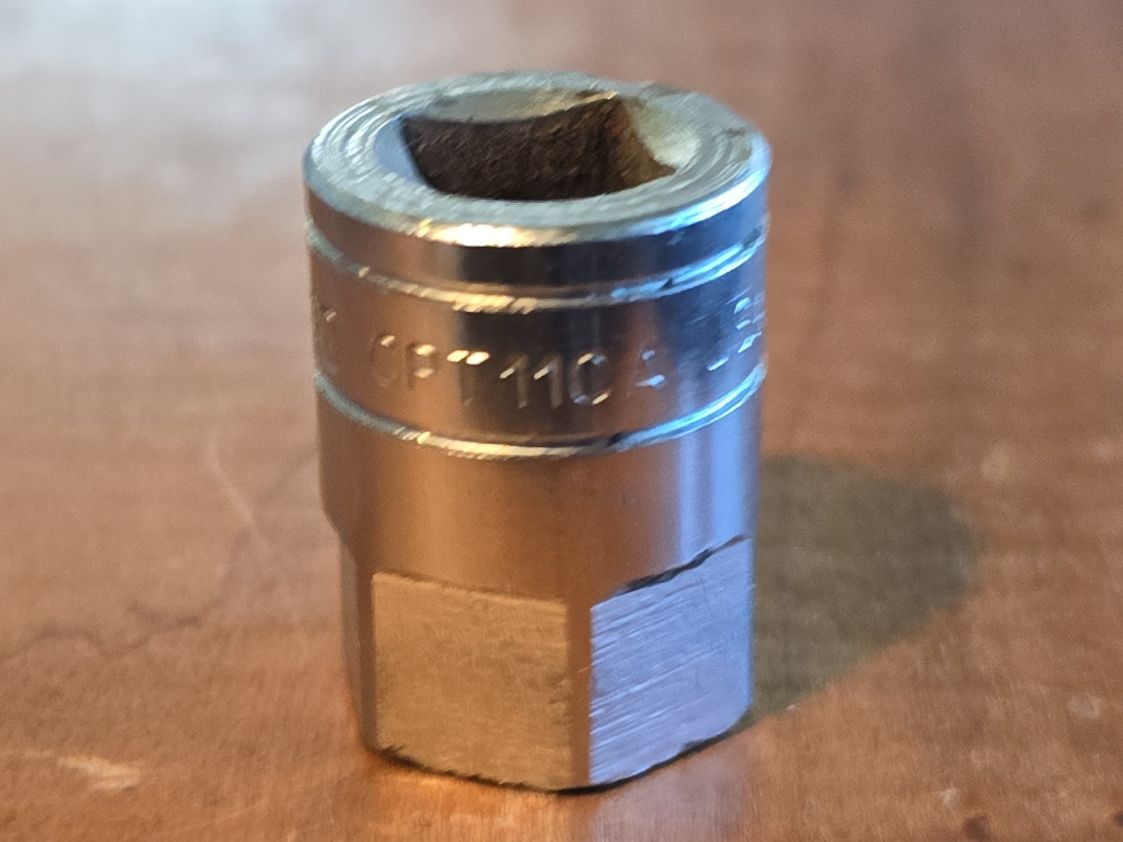 Snap-on USA Metric 3/8″ Drive 17mm 6PT Oil Drain Plug Socket CPT110A