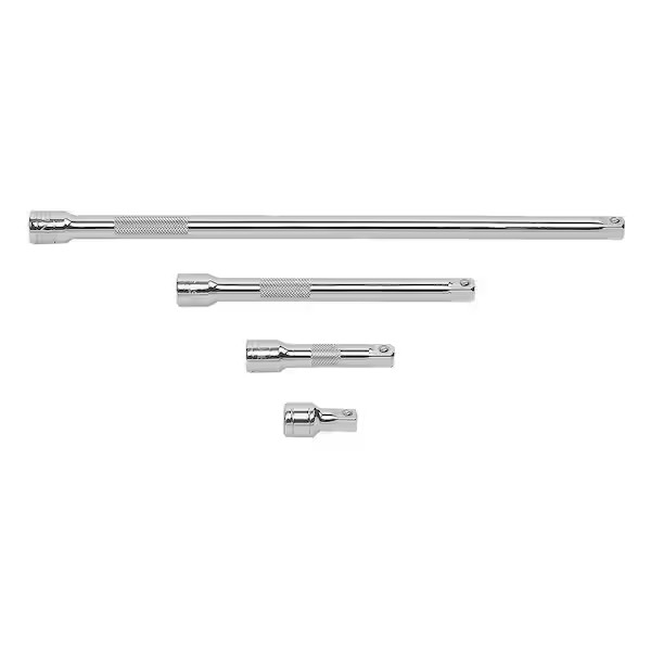 Drive Extension Bar Set 3/8 in 4-Piece Chrome-Finish Socket Extensions