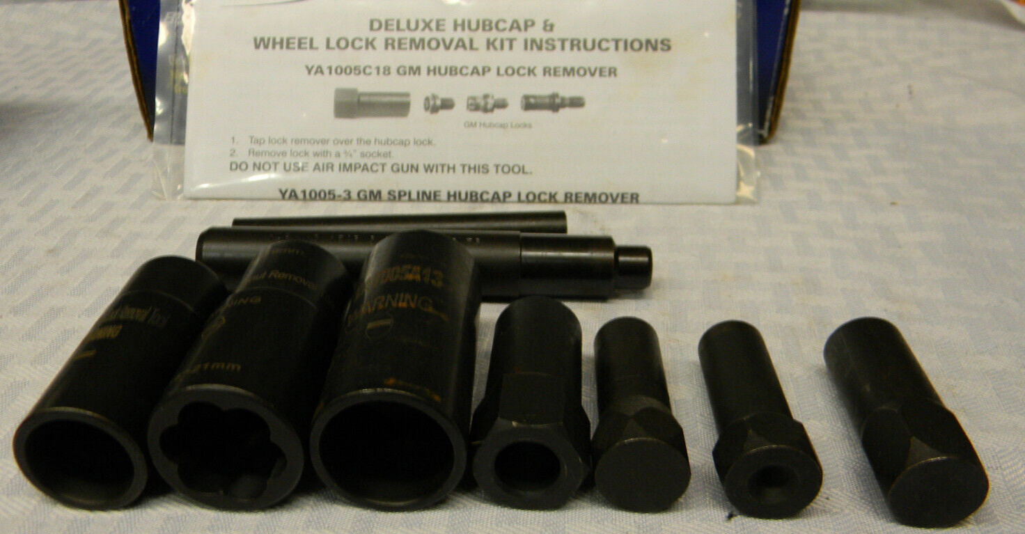 BLUE-POINT DELUXE HUBCAP & WHEEL LOCK REMOVAL KIT #YA1005C