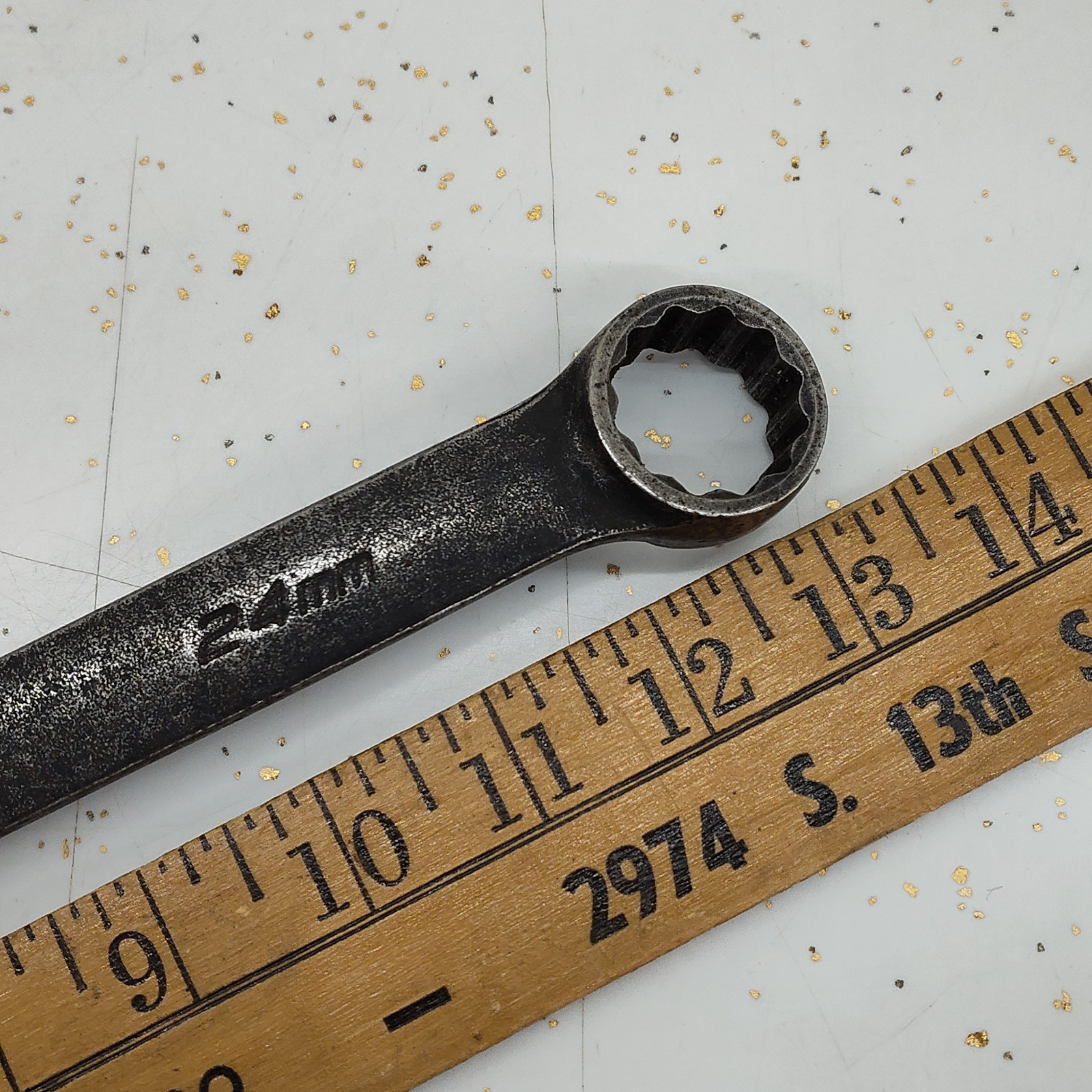 Snap on 24mm Combination Wrench GOEXM240B Industrial Finish