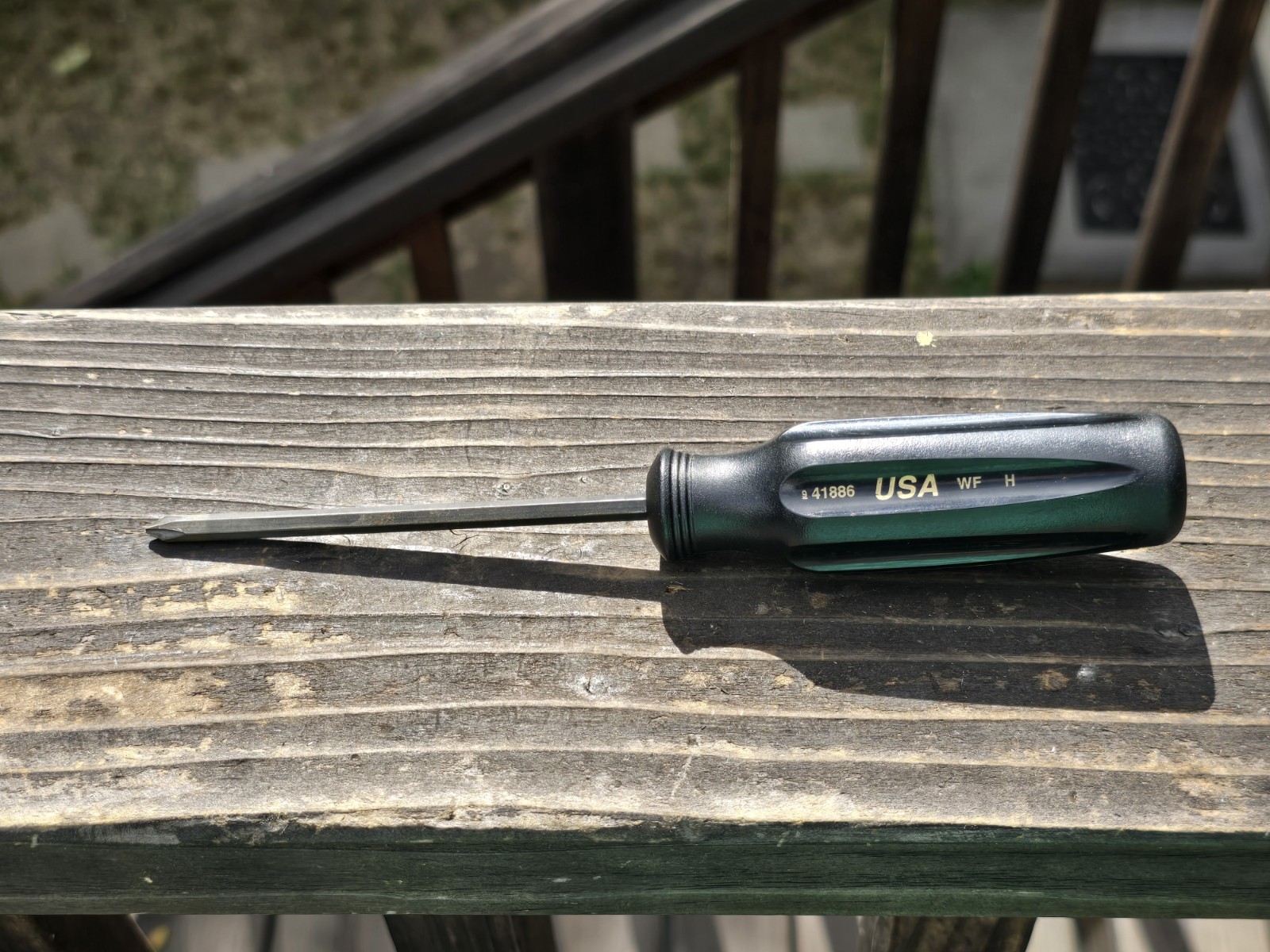 Craftsman USA Industrial Phillips # 1 Screwdriver Black Handle 41886 H WF