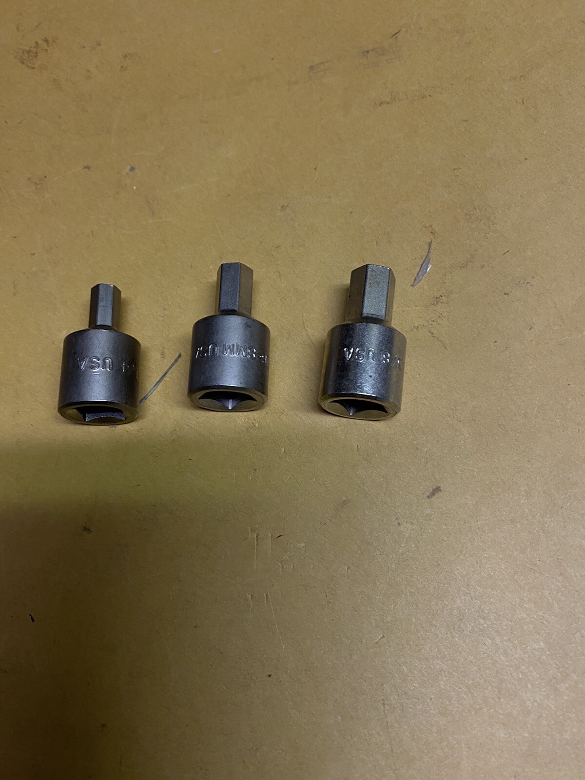 USA Hex Allen Bit Socket Set 3/8″ Square-drive Mechanic Tools 1/4”, 5/16”, 3/8”