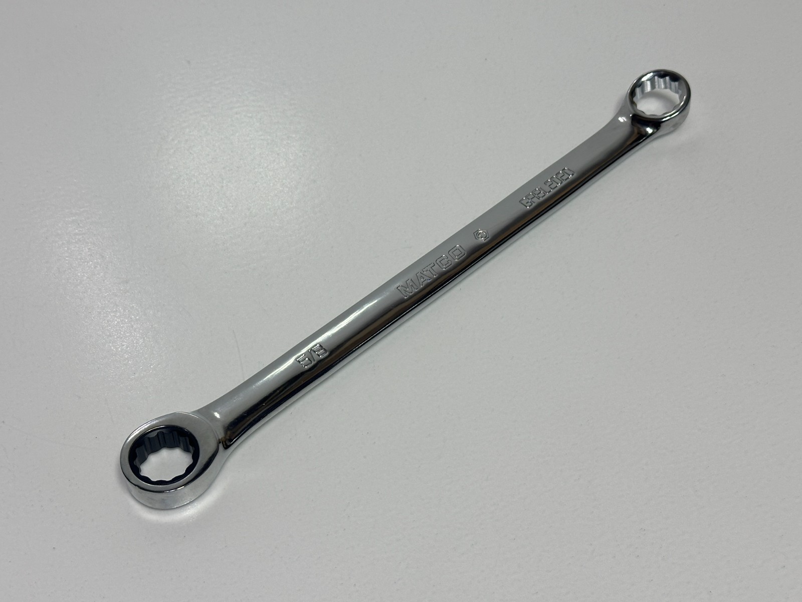 🇺🇸 Matco Tools USA GRBL2020 SAE 5/8″ Ratcheting Double Box End Wrench, NOS