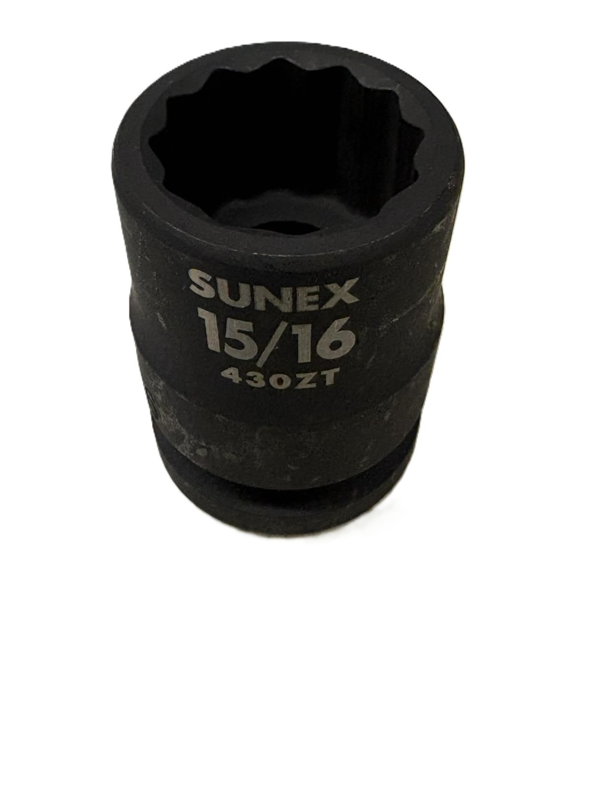 Sunex 430zt 15/16″- 3/4″ Drive 12 Point Shallow Thin Wall Impact Socket 12p SAE