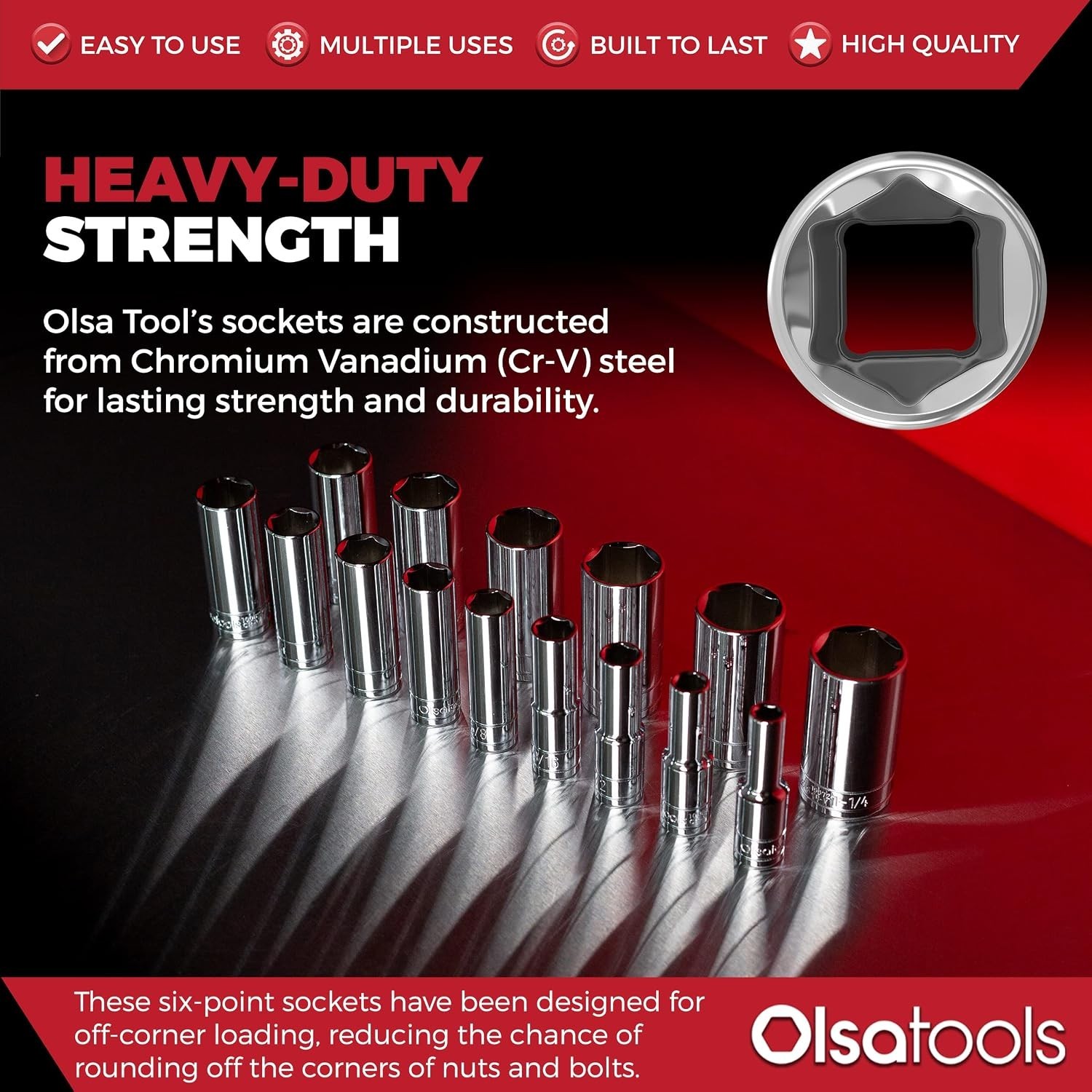SAE Deep Socket Set – Professional Grade