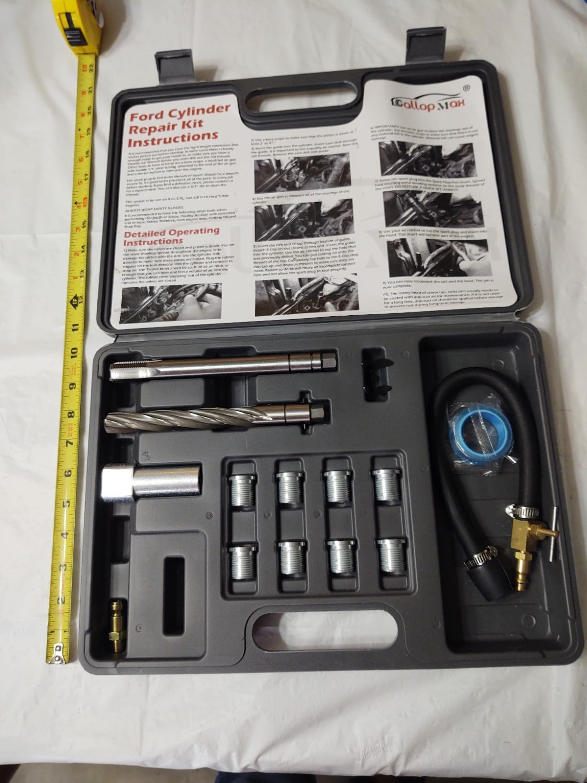 New 38900 Triton Spark Plug Thread Repair Kit Ford 4.6/5.4/6.8 V10
