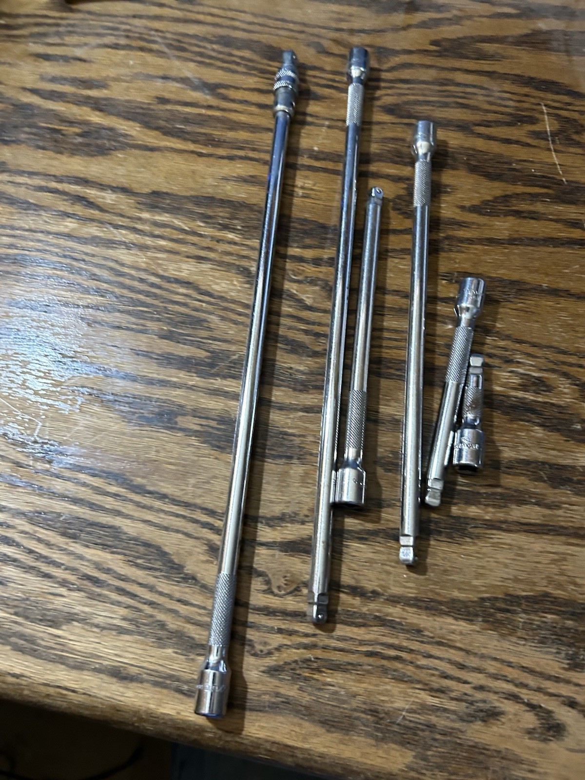 Various Snap On 1/4 inch drive extensions